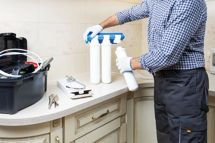 RO water purifier installation
