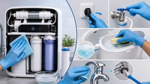 Water purifier cleaning service